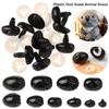 10pcs Plastic DIY Tool Bear Buttons DIY Doll Noses Safety Noses Parts Oval Nose Dolls Accessories