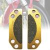 57BA 2Pcs Anti-rust Metal Parking Brake Pads 2203147 Motorbike Front Disc Brake Plate Motorcycle Rear Brake Pads