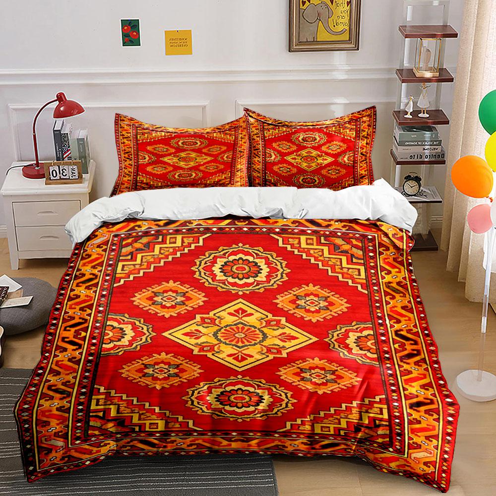 Geometric and floral medallions. Bedding sets Duvet cover sets Duvet covers Pillowcases(1* Duvet Cover 2* Pillowcases without duvet insert)