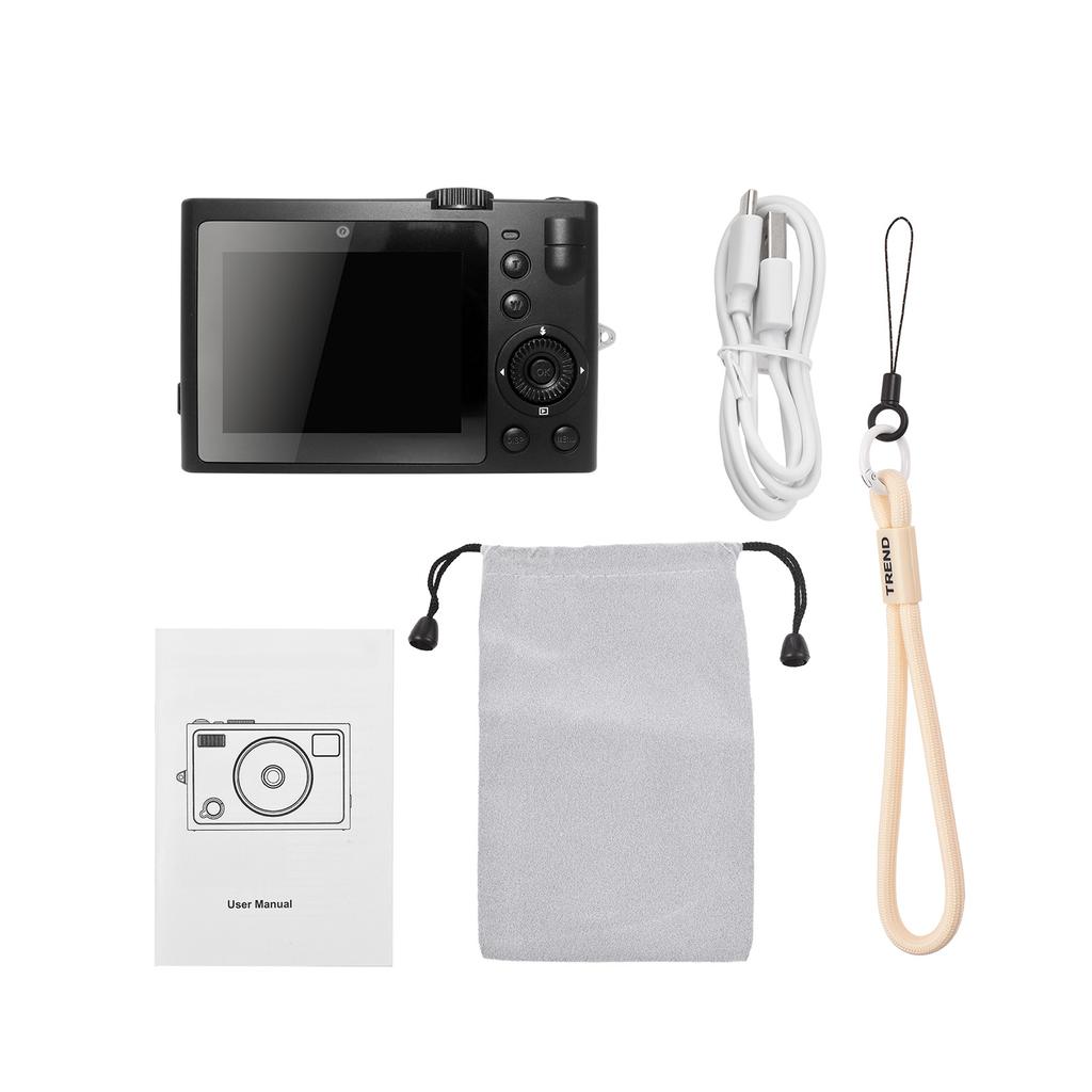 5K Digital Camera WiFi Digital Video Camera 72MP Dual Lens 2.8 Inch IPS Screen Auto Focus 18X