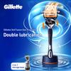Gillette Бритва Fusion 5 ProGlide Две смазывающие полоски 2-в-1 База для хранения Поворотный шар 360° Лезвия с 5-нанометровым градиентным расположением