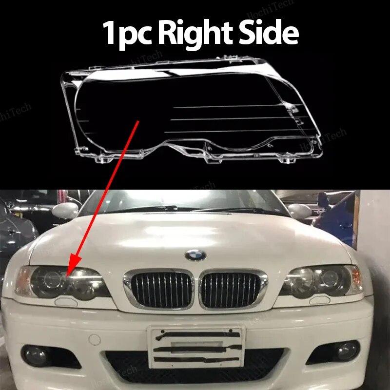 Прозрачная фара Len, левая и правая, абажур для BMW E46 Coupe Convertible 1999-2003, до фейслифтинга M3 2000-2006