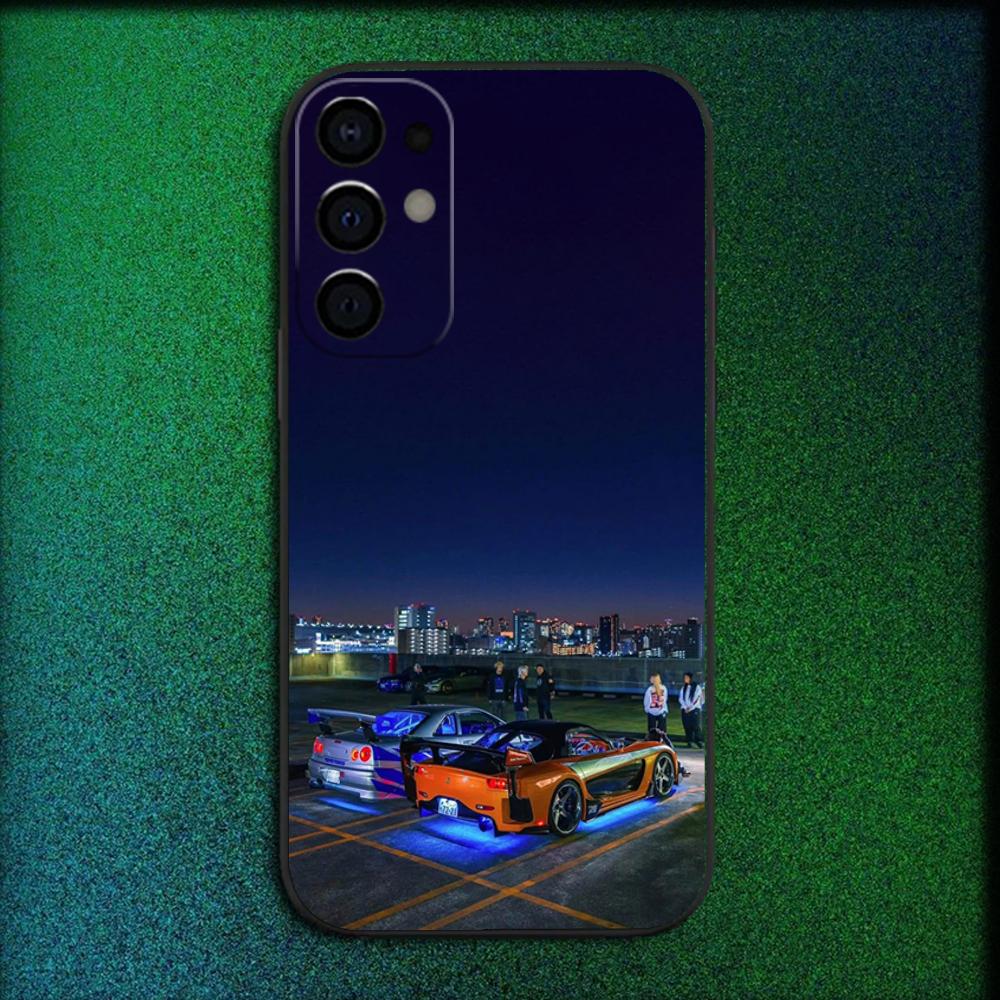 F-Fasts and F-Furious R34 Phone Case For Samsung S25,S24,S21,S22,S23,S30,Ultra,S20,Plus,Fe,Lite,Note,10,9,5G Black Cover