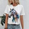 Summer Fashion 3D Print T-shirts Women Streetwear Harajuku Casual Y2k Short Sleeve T Shirt O-neck Tees Tops Clothing