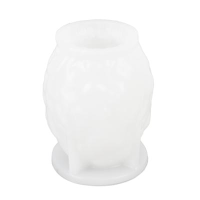 Формовщик для свечей в форме яйца с узором из розового цветка, силиконовый инструмент для лепки поделок, домашнего декора