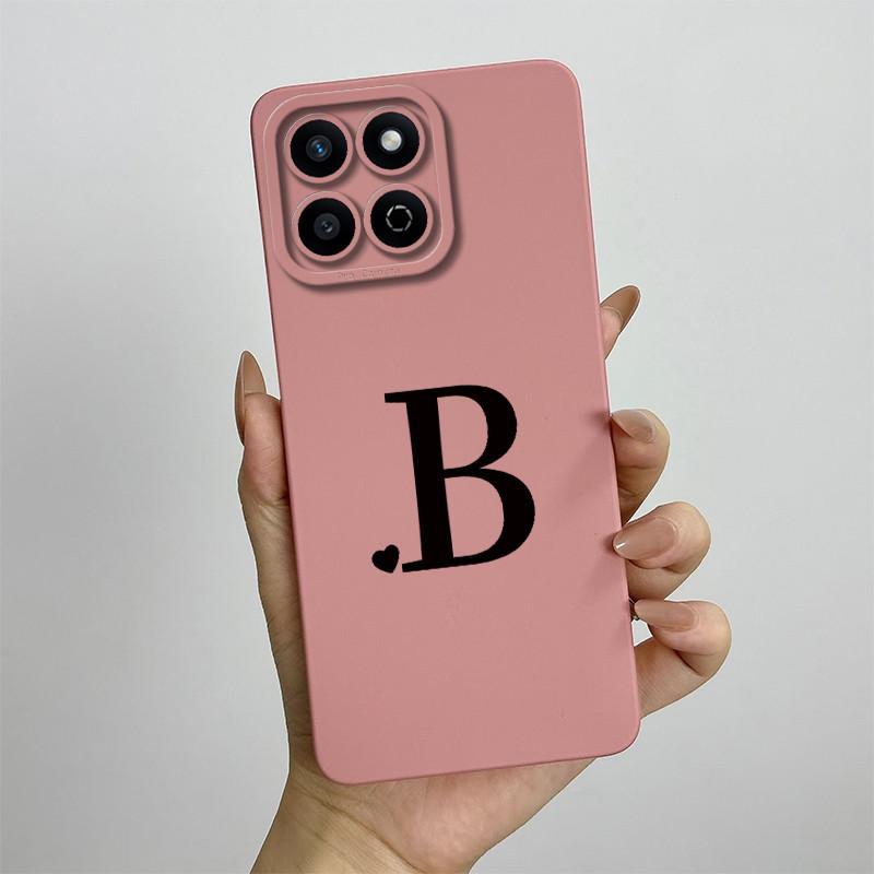 Чехол для Honor 200 Smart Case Защита объектива камеры Милые буквы Силиконовый противоударный чехол для телефона для Honor 200 Smart 5G Capa