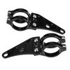 2pcs Headlight Mount Bracket Clamps Head Lamp Holder Fork 3841mm1.51.6in for Motorcycle