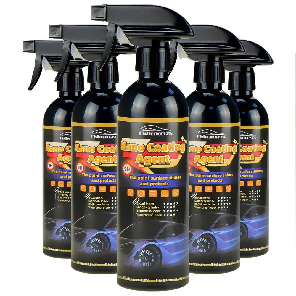 Керамическое покрытие для автомобиля 1000 мл 9H Nano Liquid Glass Plated Crystal Hydrophobic Waterproof Polishing Paint Hardness Car Polish Wax