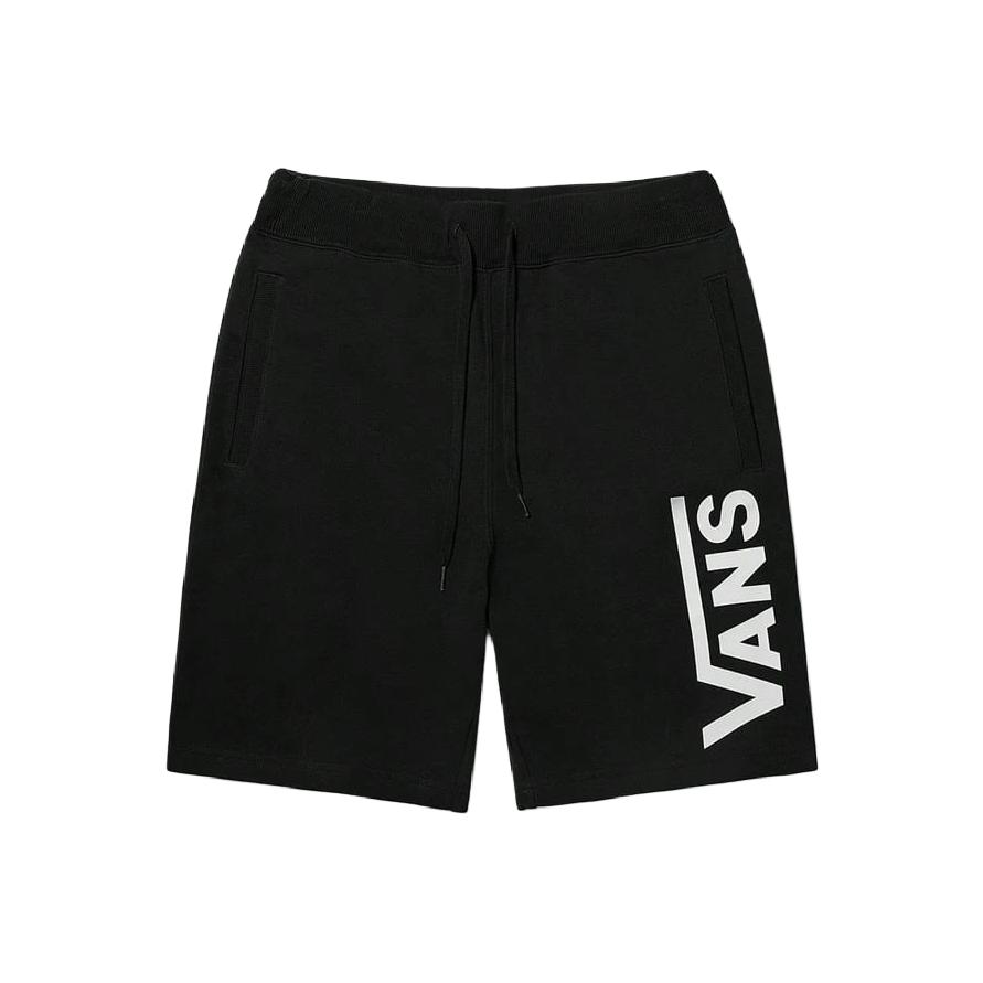 Vans Трикотажные шорты с завязками и большим логотипом, мужские шорты, черные VN0A4RB4BLK