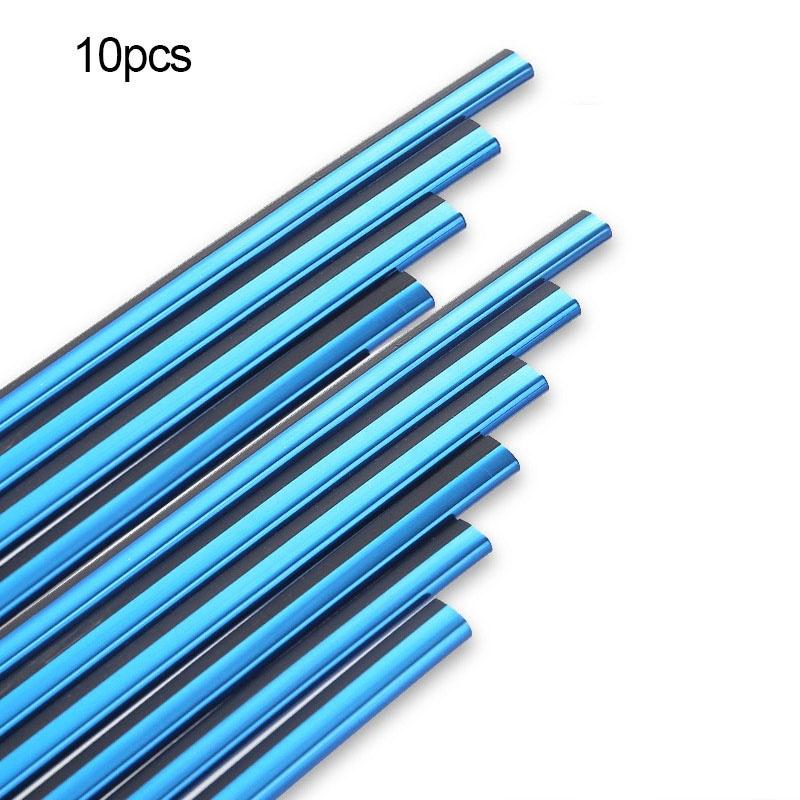 Разноцветные автомобильные вентиляционные полоски для отделки U-образного стиля, декоративные полосы для автомобиля, интерьер, стайлинг автомобиля «сделай сам», универсальные автомобильные аксессуары