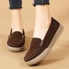 Fashion Flat-soled Doudou Shoes Women's Comfortable One-pedal Black Single Shoes Beef Tendon Sole Versatile Soft-soled Mother Shoes