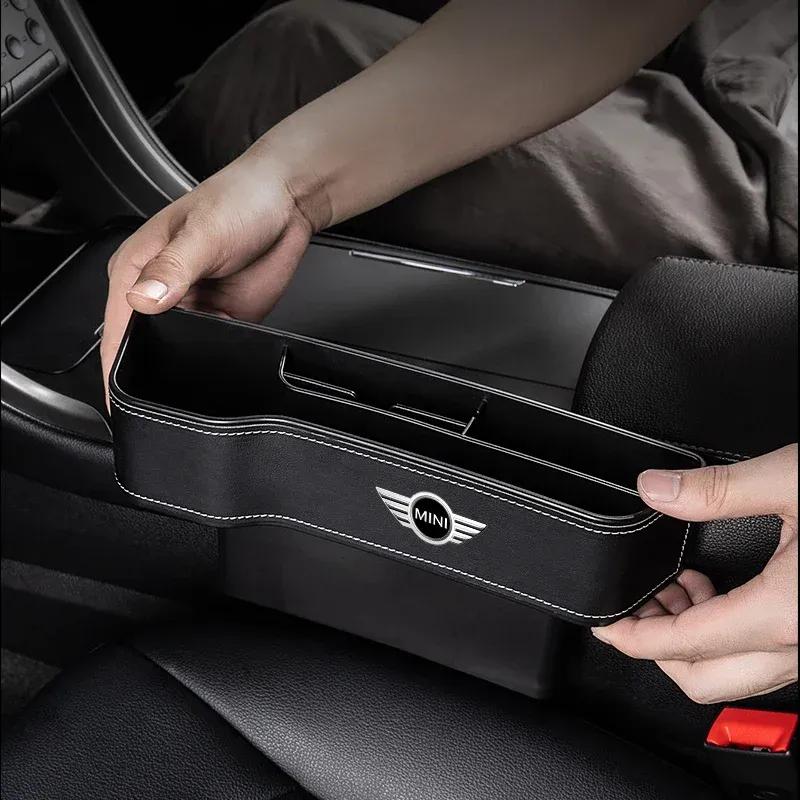 Car Seat Crevice Storage Filler Munti-functional Pocket Stowing Tidy For BMW Mini Cooper Countryman Clubman R55 R56 R60 F54