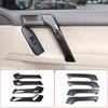 ABS матовый черный для Toyota Land Cruiser Prado FJ150 150 2010-2018 салон автомобиля подлокотник Защитная крышка наклейка аксессуары