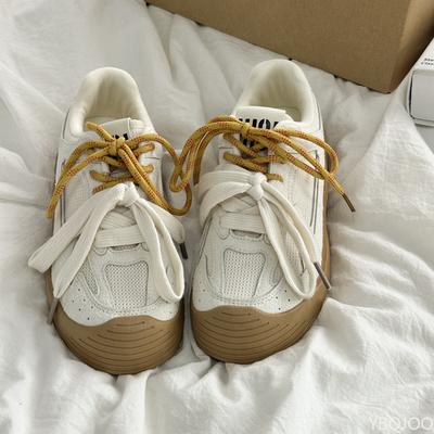 Ретро кеды для женщин на весну-осень, универсальная обувь, простые, удобные, дышащие, нишевые, студенческие, повседневные кеды