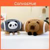 Panda Rugby And Capybara Plush Doll Cartoon Gift Kids Play Bed Soothing Pillow
