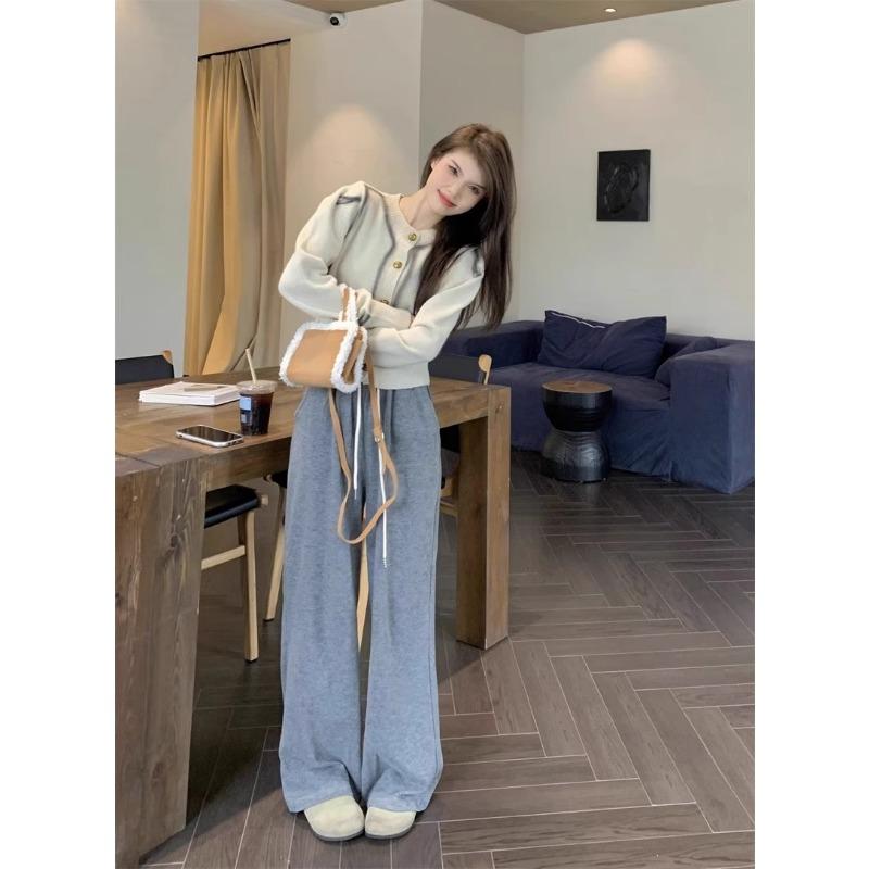 Весенне-осенняя женская вязаная куртка, маленький ароматный стиль, мягкий трикотаж с длинными рукавами, короткий свитер, пальто, куртка, топ