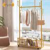 Lieve Nordic Style Mobile Floor-Standing Garment Rack