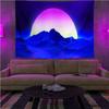 UV Fluorescent Tapestry Print Wall Hanging Art Home Decor
