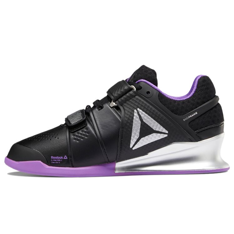 Reebok Legacy Lifter Comfortable Durable Low-Top Weightlifting Shoes Women Shoes Black Purple DV6231