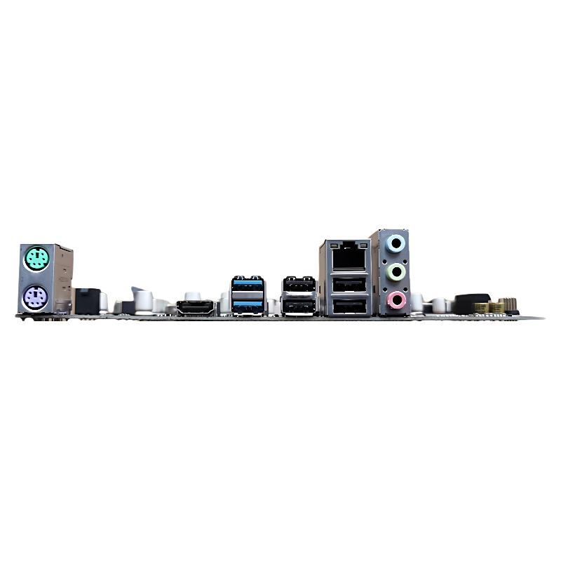 Материнская плата ASUS EX-H510M-V3 LGA1200, совместимая с процессорами 10-го/11-го поколений и DDR4, идеально подходит для настольных ПК.