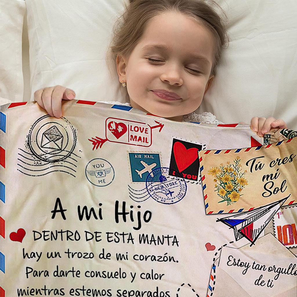 Comfortable Wrap Blanket Perfect Letter Blanket A Gift For Family Friends Lovers