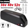Hailong Electric Scooter Battery 36V 48V 52V 30Ah-50Ah for 250W~1500W Motorcycle/bicycle Waterproof Lithium Battery + Charger