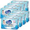 [Wet Wipes] Moony Baby Wipes, Flushable Type, Refills, 1200 Sheets (50 Sheets X 3 Pieces X 8), Additive-free (no Alcohol, Fragrances, or Parabens) Mad