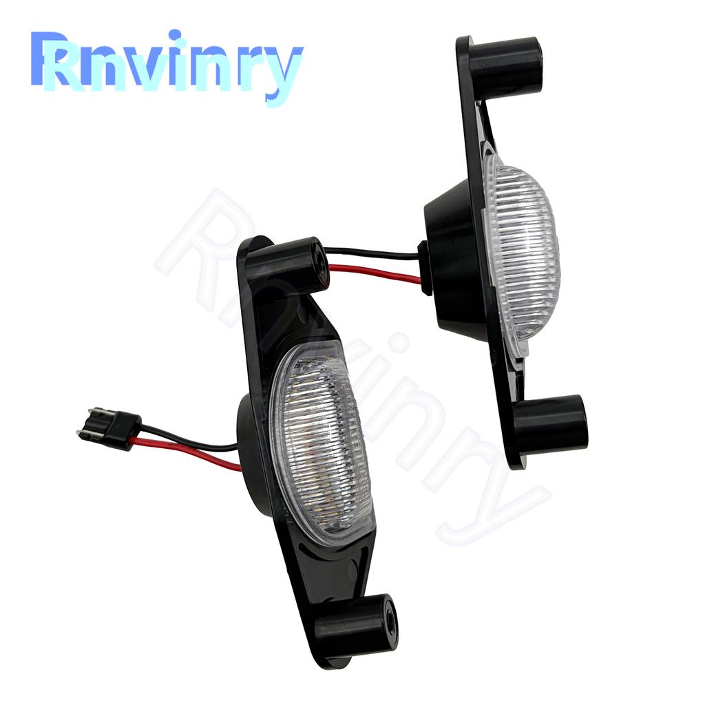License Plate Lights Assembly For Chevrolet Corvette C4 C5 C6 Impala Monte Carlo Lumina SSR S10 Beretta C1500 K1500 Number Plate Lamps