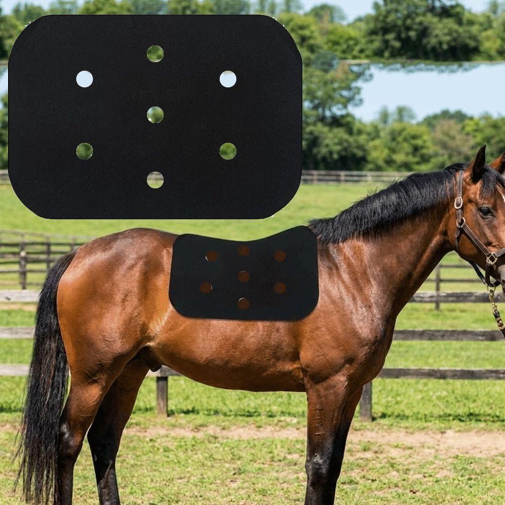 Breathable Bareback Pad Shock Absorption Horse Riding Pad Soft Felt Saddle Pad Schooling