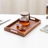 Деревянный сервировочный поднос, прямоугольный поднос ручной работы, деревянный журнальный столик с вырезанными ручками для сервировки на вечеринке, выпечки, закусок, мини-баров, поднос для кухни