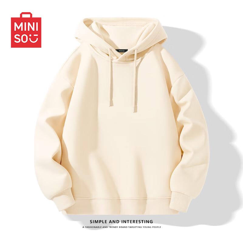 MINISO Мужская толстовка с капюшоном свободного кроя