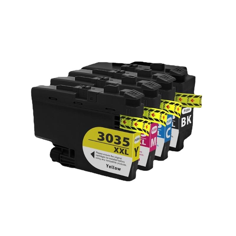 Pack Replacement Ink Cartridges Leak Proof Seal ABS Material Printer Supplies