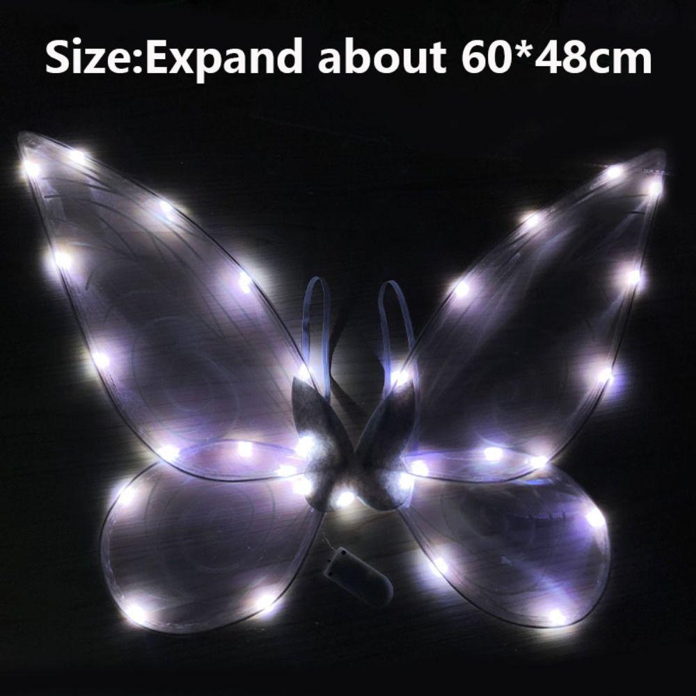 Косплей Костюм Светящиеся Крылья Органза Цветок Принцесса Ангельские Крылья