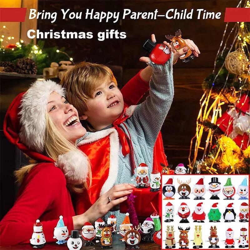 Очаровательный заводной рождественский Санта и ходячий снеговик - Игрушка для детей и семейного веселья