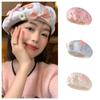 Cotton Octagonal Cap Y2k Painter Hat Sweet Bow Flower Beret Autumn