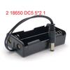 18650 Battery Storage Box Case DIY 1/2/3/4 Slot Way DIY Batteries Clip Holder Container with Wire Lead Pin