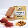 Apne Ghar Ka Soaps Sandalwood & Saffron Magic Soaps For Bath (100 Gms) | Paraben Free | Chandan | Skin Brightening Soap For Men & Women
