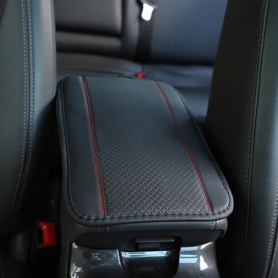 Car Center Console Armrest Box Cushion Microfiber Leather Cushion Non-slip Cover