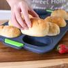 Non-Stick Mini Baguette Baking Tray, Silicone French Bread Baking Mould DIY 8 Loave Baguette Mold Loaf Pan