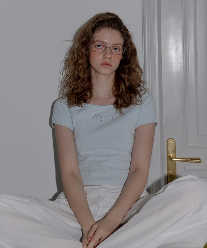 AUTHENTI Shine Point T-Shirt_Sky Blue