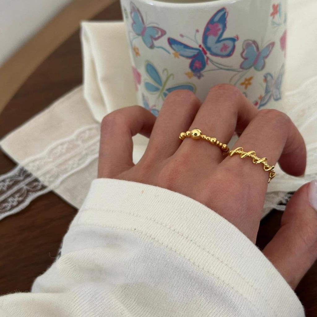 Женское кольцо с открытой геометрической волной, посеребренное, S925 - многофункциональное, персонализированное украшение для указательного пальца.