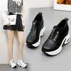 Autumn and Winter Women's Sneakers with Platform Wedge Sneakers Women Shoe Casual Lady Shoes White Height Increase Shoes Women