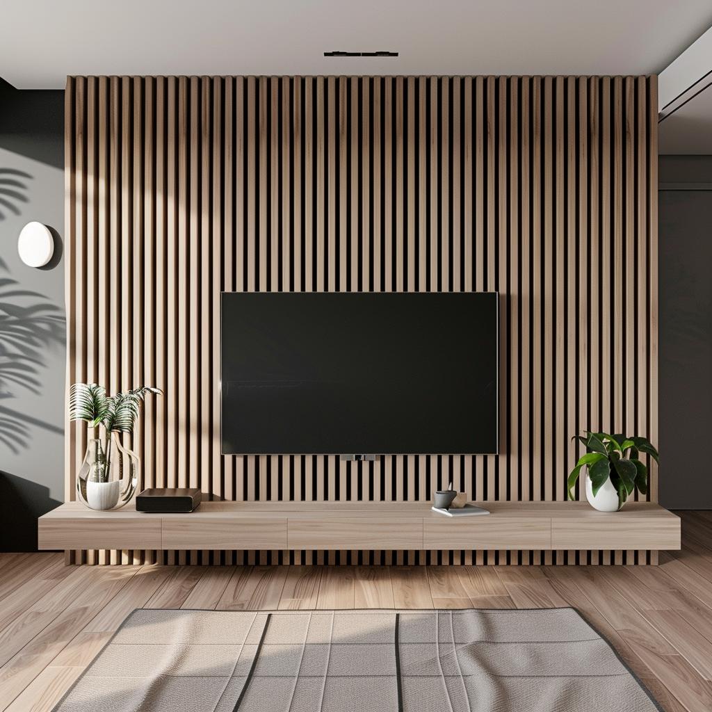 MDF Wall Slats 30x38 mm Sanremo Oak 12pcs 240 cm