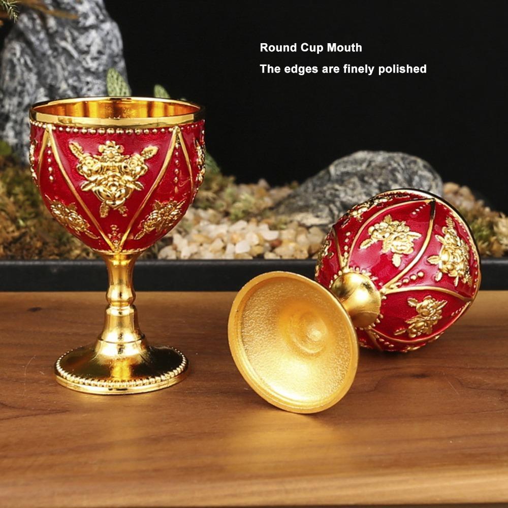 Zinc Alloy Wine Glass Gold Chalice Goblet Goblets & Chalices Drinking Cup For Renaissance Gifts