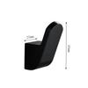 Light Luxury Aluminum Wall-Mounted Multifunction Hat Clothing Hook Space-Saving Home Decoration Accessory Black Gold White
