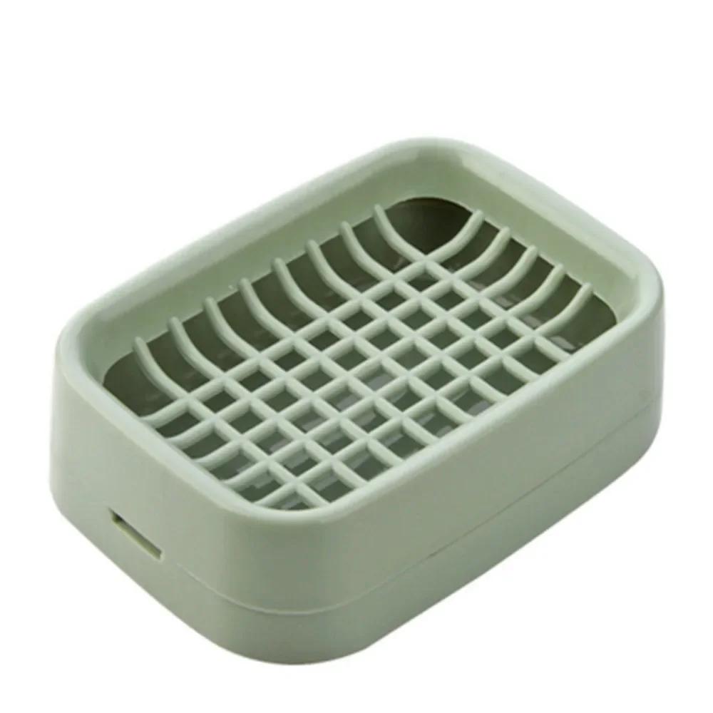 Мыльница для ванной комнаты Поднос для хранения Ящик для хранения для дома Душ для путешествий Походный держатель Контейнер Мыльница Пластиковая мыльница Держатель Портативное мыло