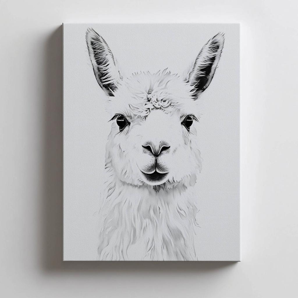 Subtle Lama Subtle Lama, 50X70 Cm, Frameless, Matte Paper 230 Gsm