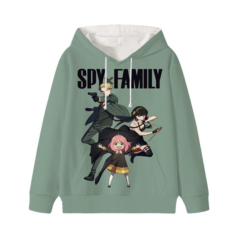 Spy X Family Hoodie Cartoon Anya Forger Pullover Loyor Yor Forger Boys Girls Personality Outfits Tops Children Gift Clothes
