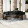 VidaXL Garden Lounge Set with Cushions 7 Pcs, Patio Sofas, Patio Furniture Set, Outdoor Furniture, Grey 3222899