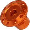 Motorcycle Engine Oil Filler Cap Aluminum Alloy Oil Filler Cap Screw Cover For Duke390 Duke250 Duke200 RC390 Vitpilen250 RC390 (Orange)